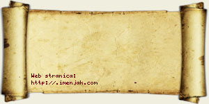 Tanja Hrnjak vizit kartica